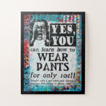 Wear Pants - Funny Vintage Ad<br><div class="desc">Ein skurriler Imitat Vintag viktorianische Zeitungswerbung zu "lernen,  wie man Hosen trägt".</div>