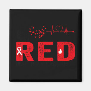Wear Red Day Go Red Heart Disease Awareness 2025 Magnet