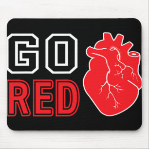 Wear Red Day Go Red Heart Disease Awareness 2025 R Mousepad