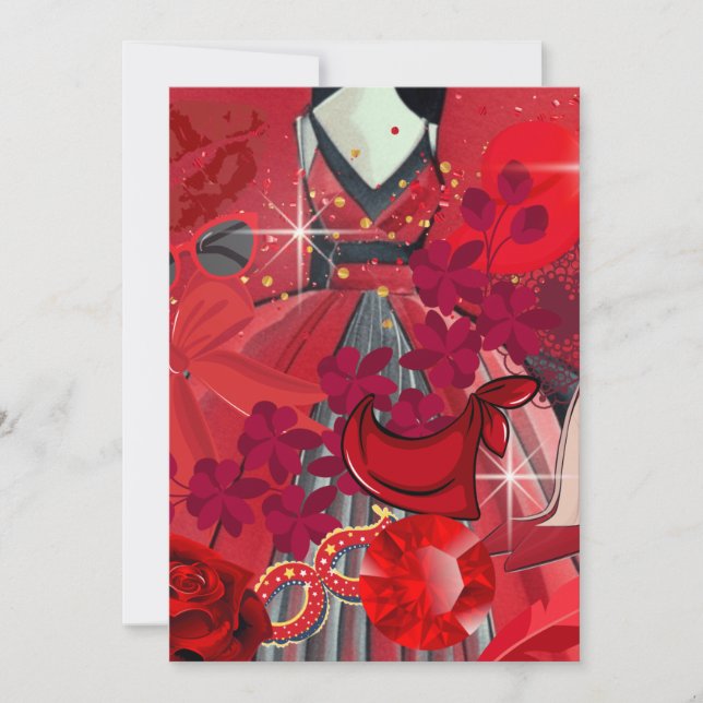 Wear Red Feiertagskarte (Vorderseite)