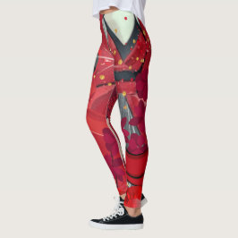 Wear Red Leggings