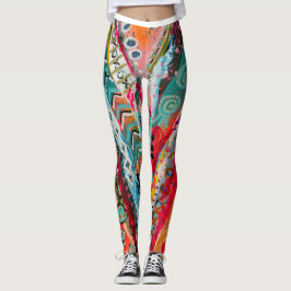 Wear Your Love leggings - Original Art - love wins
