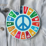 Wearable Change for Global Goals 2030 - Advocacy Button<br><div class="desc">17 Advocacy Button der UN SDGs Nachhaltige Entwicklungsziele - Wearable Change for Global Goals Zeigen Sie Ihr Engagement für eine bessere Welt mit diesem Anerkennungsknopf der UN SDGs! Alle 17 Nachhaltigen Entwicklungsziele sind in lebendigen Details zu sehen. Ideal für Aktivisten, Pädagogen und Öko-Krieger, um Gespräche über Klimaschutz, Armutsbekämpfung und Gleichheit...</div>