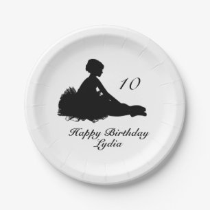 Weary Ballerina Name und Alter Geburtstag Pappteller