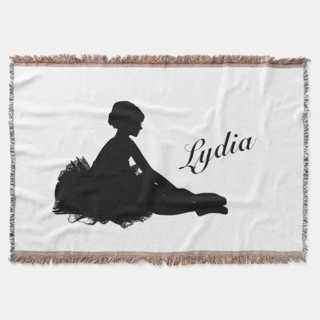 Weary Ballerina Personalisiert Decke (Vorderseite)