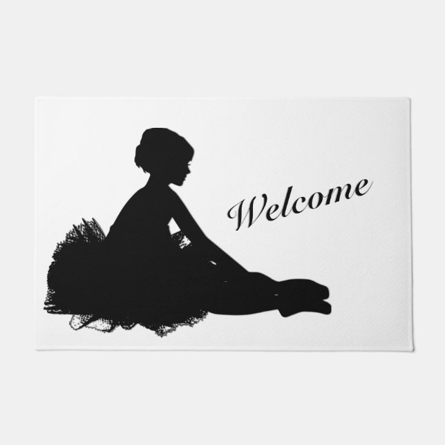 Weary Ballerina Welcome Fußmatte (Vorderseite)