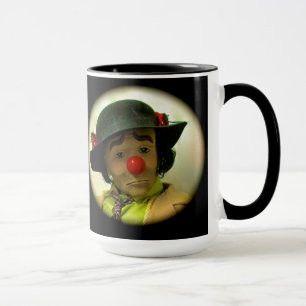 Weary Willie Triste Clown - Black 15 Oz Mug