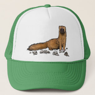 Weasel auf einem Hut! Truckerkappe
