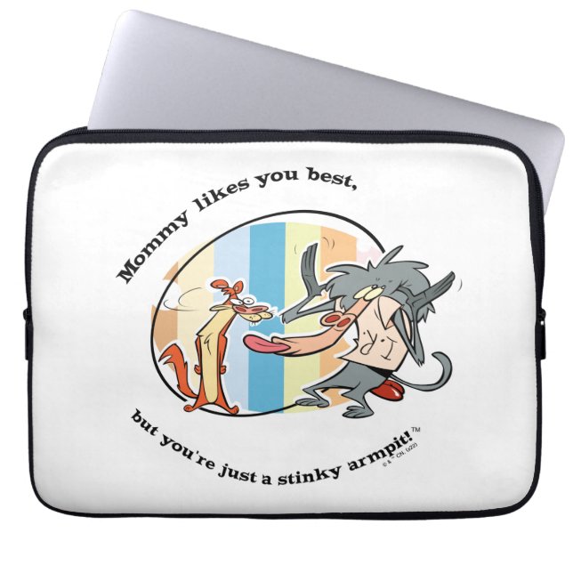 Weasel & Baboon "Mommy mag You Best" Laptopschutzhülle (Vorderseite)