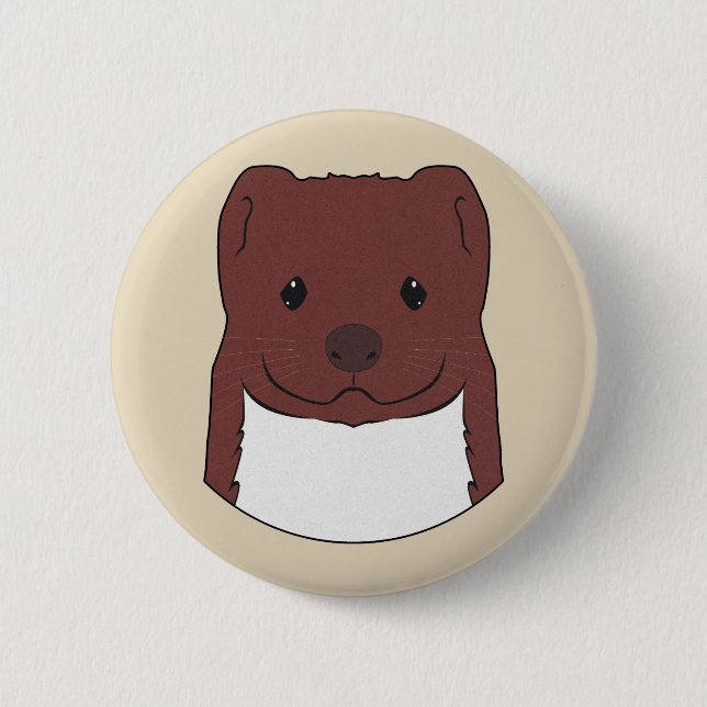 Weasel Face Button (Vorderseite)