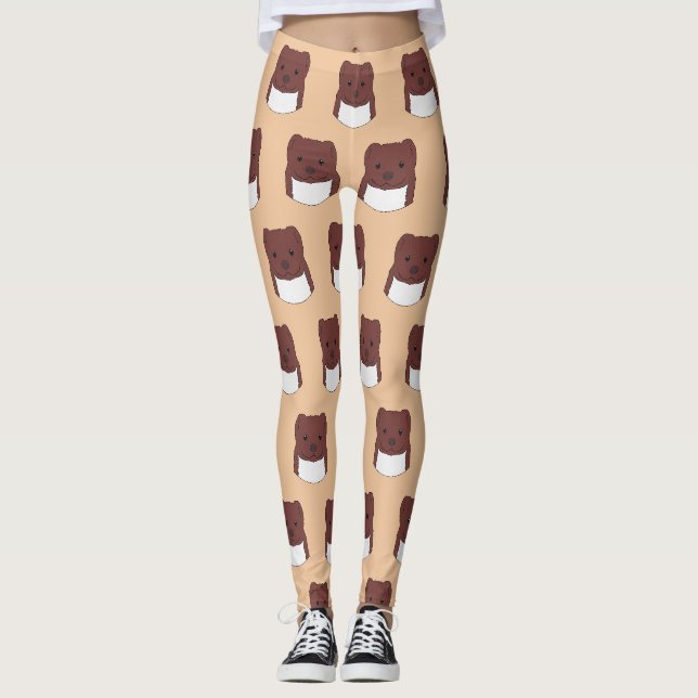 Weasel Face Leggings (Vorderseite)