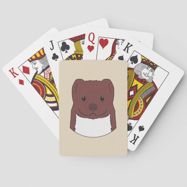 Weasel Face Spielkarten (Rückseite)