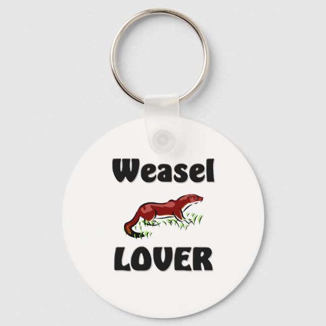 Weasel Lover Schlüsselanhänger (Vorderseite)