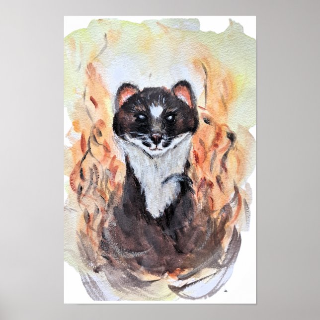 Weasel Magic Spaß Totem Paradies für Kletterhexen: Poster (Vorne)