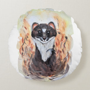 Weasel Magic Spaß Totem Paradies für Kletterhexen: Rundes Kissen