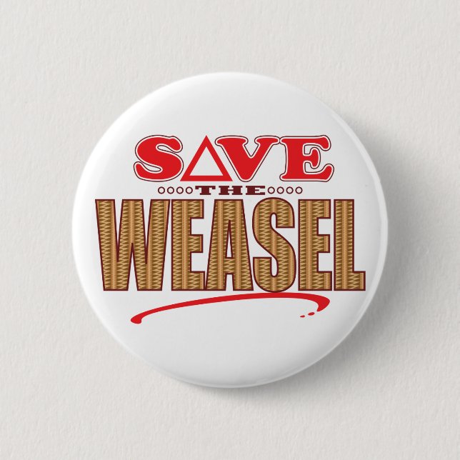Weasel retten button (Vorderseite)