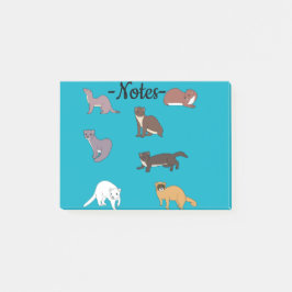 Weasels post-it klebezettel