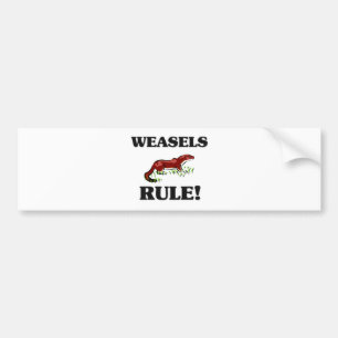 WEASELS Regel! Autoaufkleber