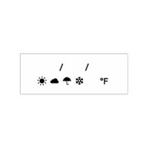 Weather, Temperature & Date - Fahrenheit