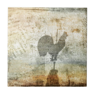 Weather Vane Rooster Fliese