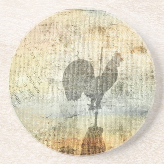 Weather Vane Rooster Untersetzer (Vorne)