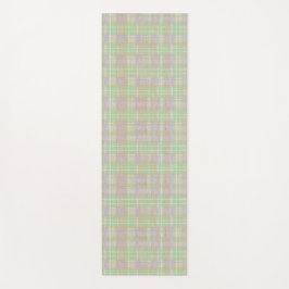 Weathered Neutral Sage Plaid Yogamatte
