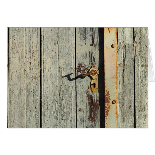 Weathered Rusty Door Handle (Vorderseite (Horizontal))