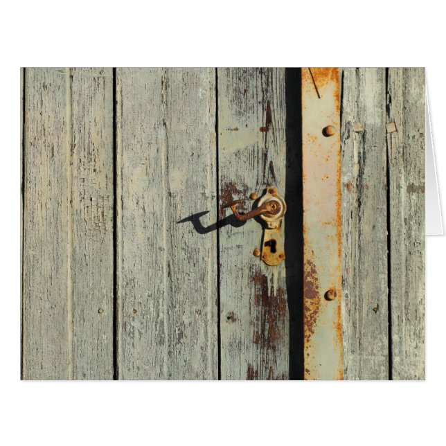 Weathered Rusty Door Handle (Vorderseite (Horizontal))