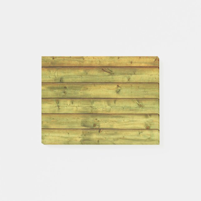 Weathered Wood Post-it Klebezettel (Vorderseite)