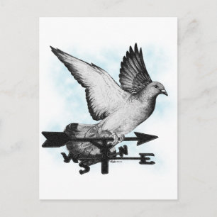 Weathervane Homer2 Postkarte