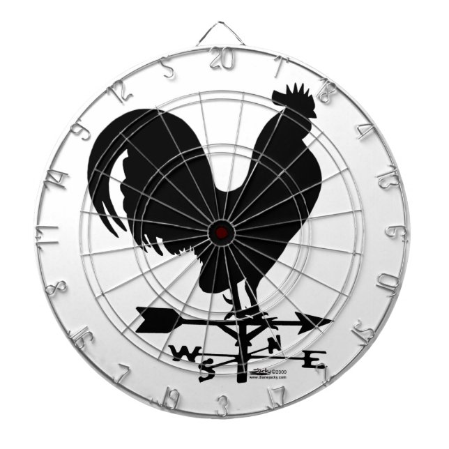 Weathervane Rooster Dartscheibe (vorne)