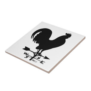 Weathervane Rooster Fliese
