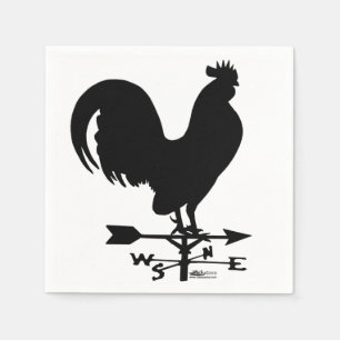 Weathervane Rooster Serviette