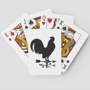 Weathervane Rooster Spielkarten