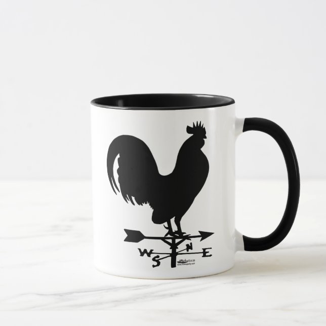 Weathervane Rooster Tasse (Rechts)