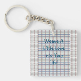 Weave Liebe Schlüsselanhänger