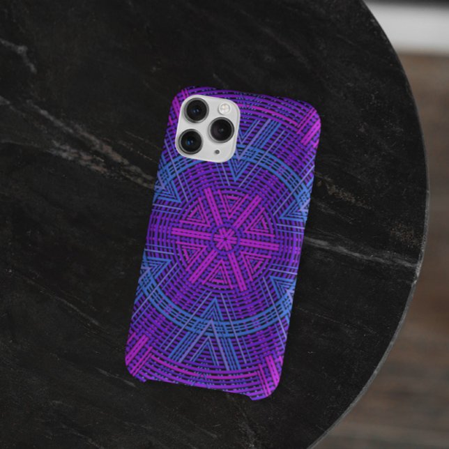 Weave Mandala Lila rosa und blau Case-Mate iPhone Hülle (Von Creator hochgeladen)