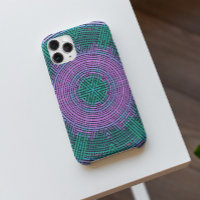 Weave Mandala Rosa und Blau