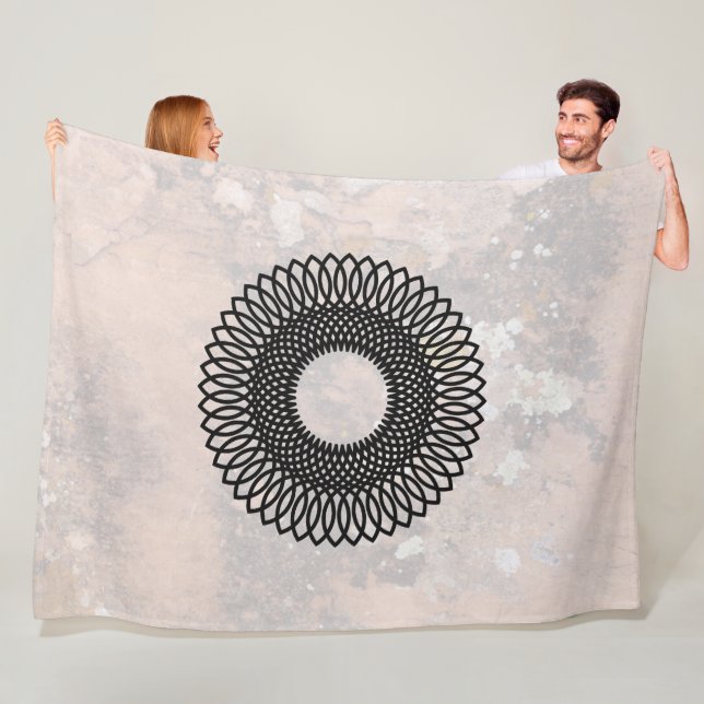 Weave Muster, Talking Canyons, New Mexico Fleecedecke (Beispiel)