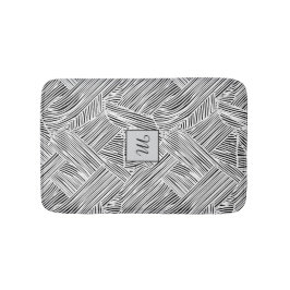 Weave Pattern Design Art  Badematte