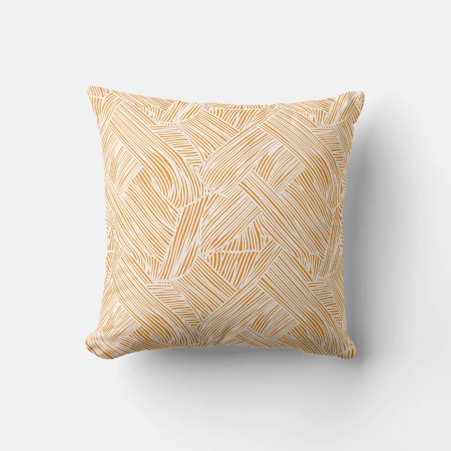 Weave Pattern Design Art Cushion Kissen (Vorderseite)