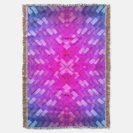 Weaved Harmony Pattern Throw Blanket Decke