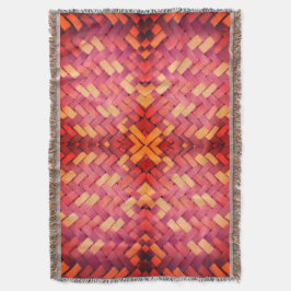 Weaved Harmony Pattern Throw Blanket Decke