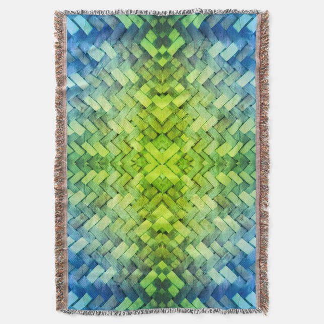Weaved Harmony Throw Blanket Decke (Vorderseite Vertikal)