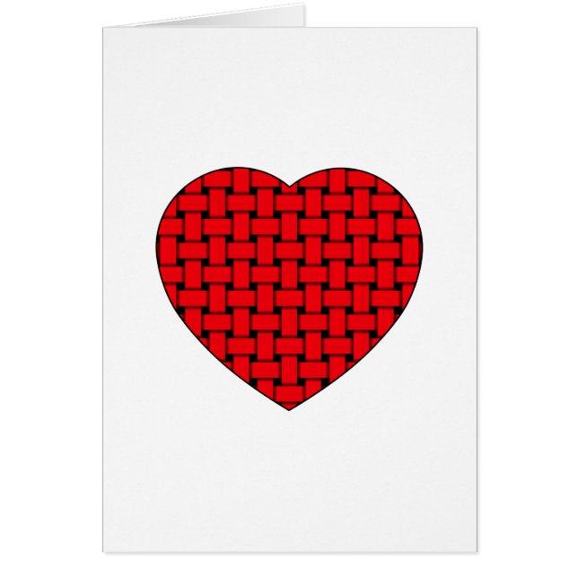 Weaved Red Heart (Vorne)