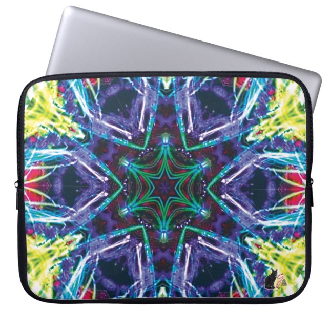 Weaver Kaleidoskop Laptopschutzhülle (Vorderseite)