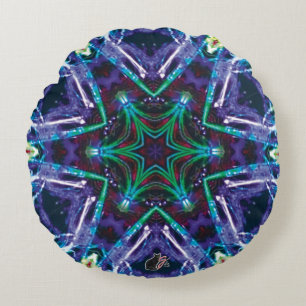 Weaver Kaleidoskop Rundes Kissen