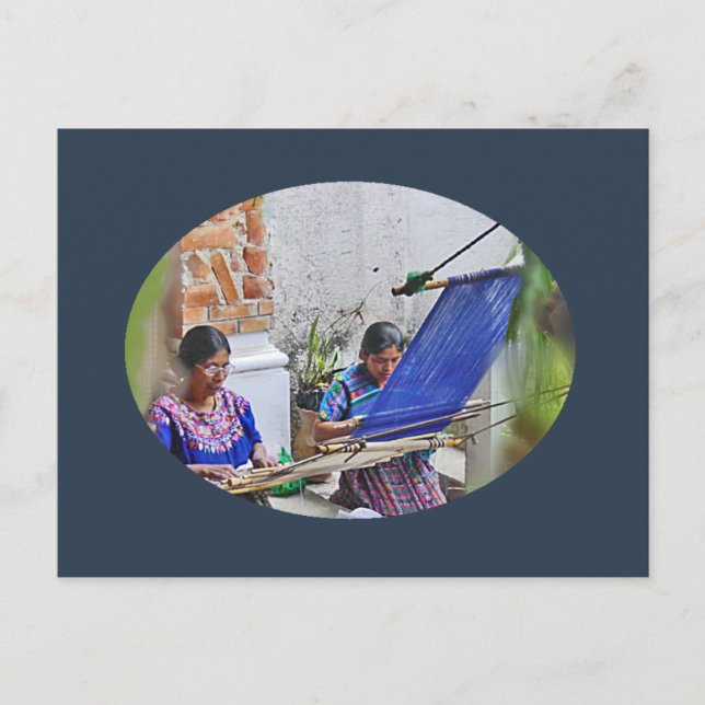 Weaver von Antigua Postkarte (Vorderseite)