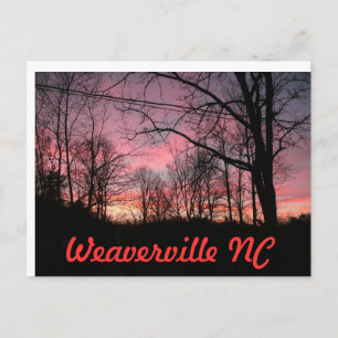 Weaverville NC Postkarte