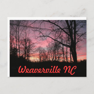 Weaverville NC Postkarte